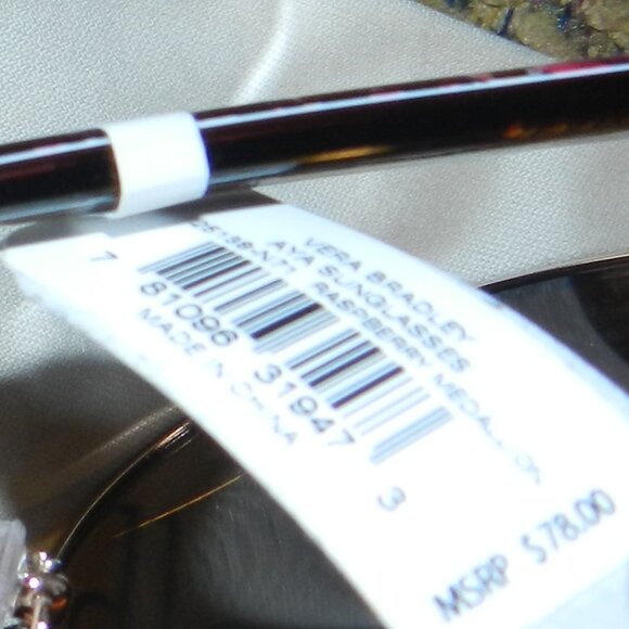 Vera Bradley Aya Polarized Aviator Sunglasses & Logo Dust bag💥🆕NWT! - Picture 13 of 15